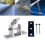 Solar Panel Mounting Brackets Set, Adjustable 15-30 Degree Angle, Drill-Free Installation 3