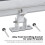Solar Panel Mounting Brackets Set, Adjustable 15-30 Degree Angle, Drill-Free Installation 6