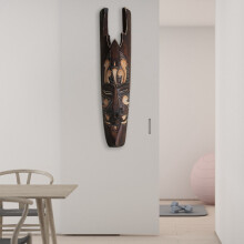 Massiv Holz Maske für Dekoration ein der Wand Afrikanische Facebook Bar Ktv Restaurant Wandbehang ein der Wand Thai Holz Schnitt Dekoration A