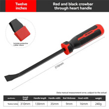 Hi-Spec Pry Bar Kofot Strike Cap Spikavdragare Mejsel Bilreparationsverktygssats Remover Borttagning Handverktyg