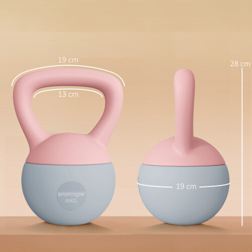 Kettlebell Multicolor 19 x 19 x 28 cm 2