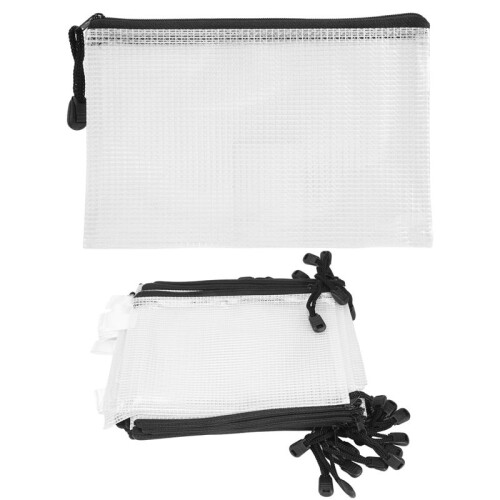 Bolsa com ZíPer de Malha B6 30 PeçAs 5,3 X 7,7 Polegadas, Bolsa com ZíPer à Prova D'áGua para Material de EscritóRio Escolar, Quebra-CabeçAs e