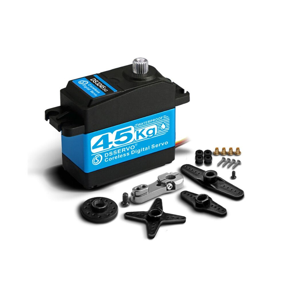 Ds3245m 45Kg Coreless-Digital Servo Gear 8.4V 51Kg.cm Torque Waterproof For 1/8 1/10 Rc Baja Car Robot 180 6031119549351