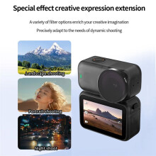 UV CPL ND16 Black Mist 1/4 Filter Kit for Osmo Camera Lens Filters Anti-Glare & Scratch Neutral Density Filter