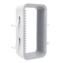 Game Storage Rack for PS4 PS5 Game Disc Holder Game Disc Rack for Multi-Function Disc Rack White Gray