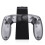 For  2 Left and Right Handle Charging Grip Multi-Function Charging Handle & Back Button Function Transparent Gray 1