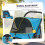 PawHut Carrito para Perro Azul 92 x 63 x 95 cm 2
