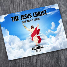 Jesus Christus Kalender 2025 Christlicher Dekorativer Wandkalender Jesus Christus Kalender Wandkalender Inspirierender Kalender