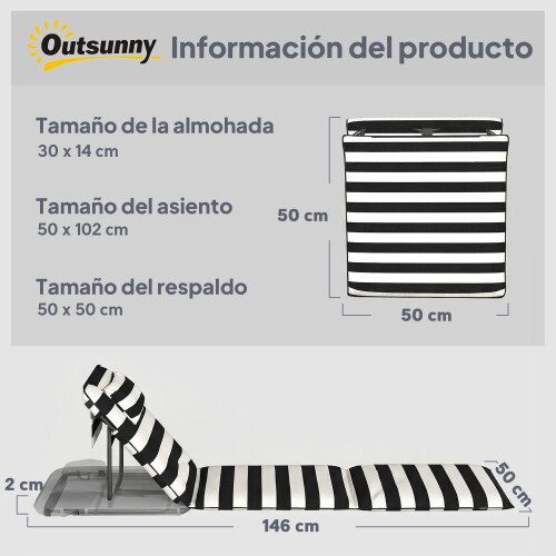 Outsunny Esterillas de Playa Gris 50 x 150 x 2 cm 2