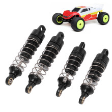 RC-Aluminiumlegierungsstoßdämpfersatz für Mini T 2.0 2WD 1/18 Truck in Schwarz