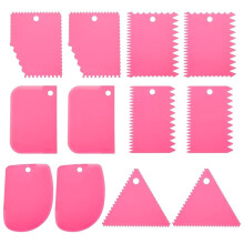 12 Pcs Plastic Clay, 2 Set Pottery Tools Soft Carving Scraper Kit Clay Sculpting Tools for Beginners Pottery Modeling C