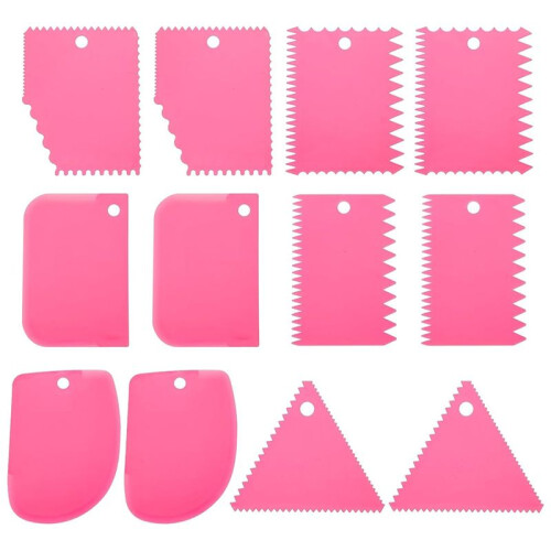 12 Pcs Plastic Clay, 2 Set Pottery Tools Soft Carving Scraper Kit Clay Sculpting Tools for Beginners Pottery Modeling C