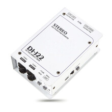 For GAZ-J22 Professional Dual Channel Stereo 48V Phantom Power Supply Active Direct Junction Audio DI Box