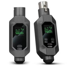2.4G UHF Draadloze Audiotransceiver Audiotransceiversysteem Draadloos Microfoonsysteem XLR-Microfoonconverteradapter