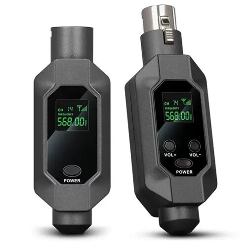 2.4G UHF Wireless Audio Transceiver Audio Transceiver System Wireless Microphone System XLR Mic Converter Adapter