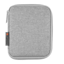 Opbergtas voor Oplaadkabel, Horlogebandorganizer, Oordopjes/U-Disk/Digitale Kabel, Opbergtas, Grijs