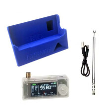SI4732 Radio LSB USB AM FM 1.9 Inch Display SI4732 Radio Shortwave Radio Receiver with Telescopic Antenna+3D Stand
