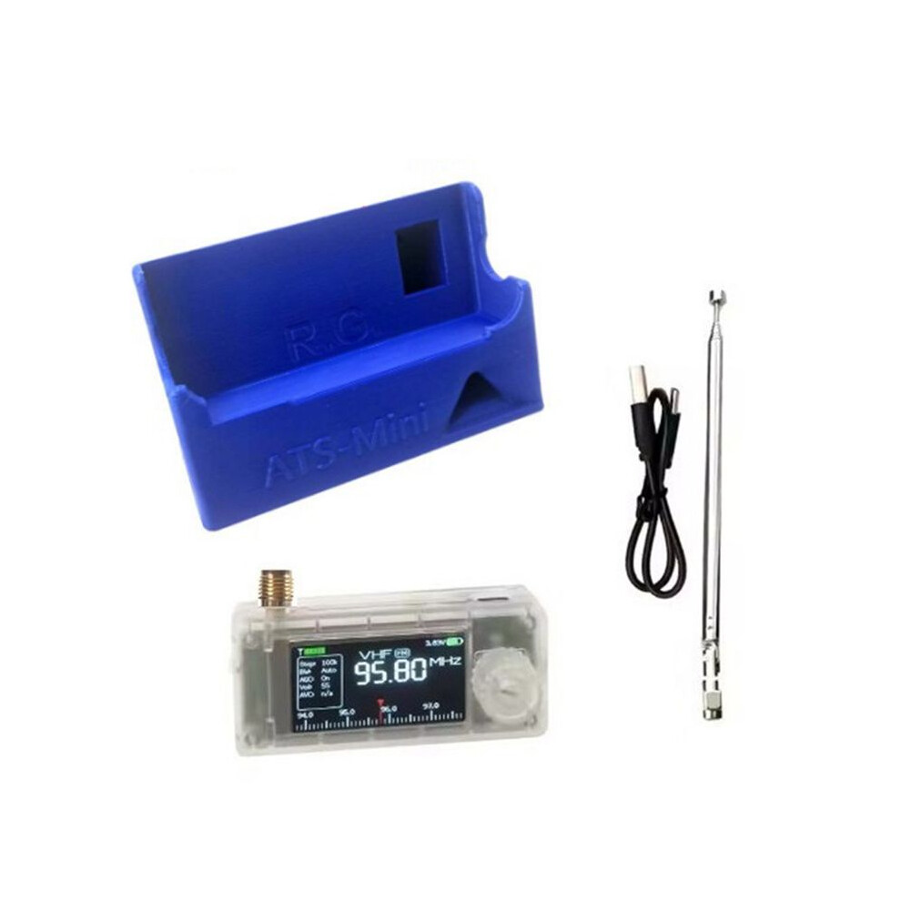 Photos - Radio / Clock Zandona SI4732 Radio LSB USB AM FM 1.9 Inch Display SI4732 Radio Shortwave Radio Receiver with Telescopic Antenna+3D Stand 