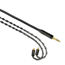 120cm MMCX to 3.5mm Silver Plated OFC Upgrade IEM Earphone Cable for SE535 SE215 SE425 UE900 W40
