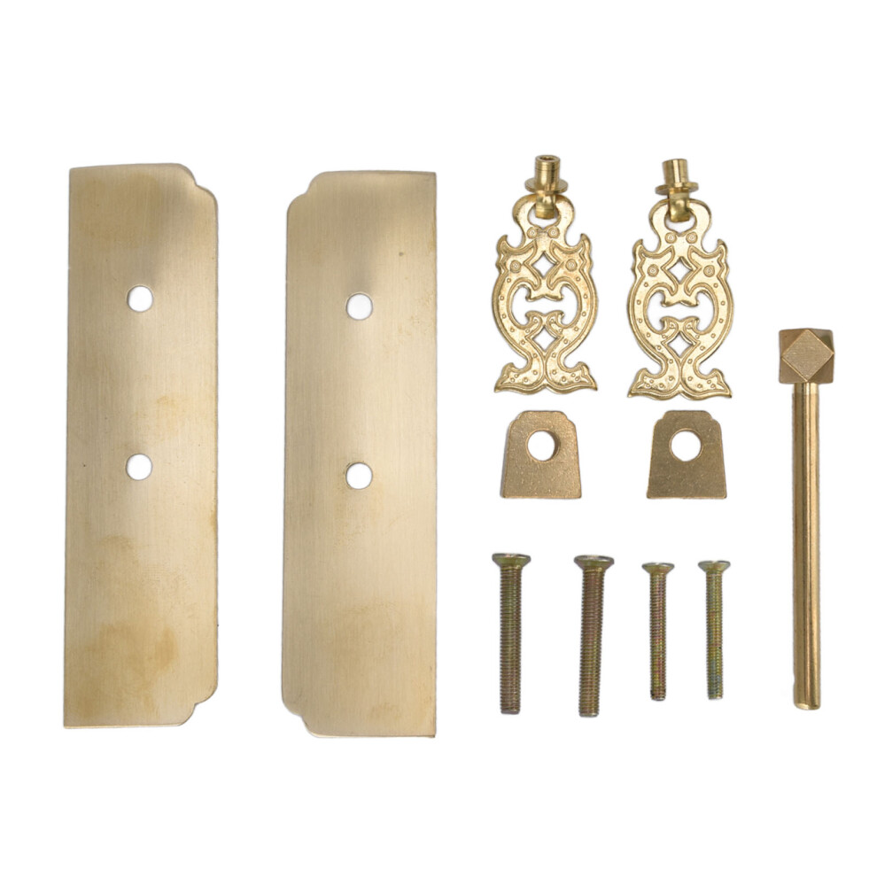 Chinese Antique Brass Handle Retro Exquisite Easy Installation Oriental Cabinet Handles For Cabinets Wardrobes 9191629928507