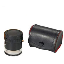 LED Scale Loupe 10X Illuminated Desktop Magnifier Metal Detachable Reticle Coated Optical Glass Lens Focus Adjustable B