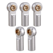 100Pcs Metal M3 Link Tie Rod End Joint for 1/10 RC Car Crawler AXIAL SCX10 D90 D110 CC01,Silver