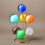 Crystal   Spheres Metal Holder Saving Space Multipurpose  Display Stand Crystal  Base for Bookcase,D 7
