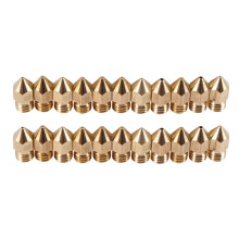 22 Pieces 3D Printer Nozzles MK8 Nozzle 0.2mm, 0.3mm, 0.4mm, 0.5mm, 0.6mm, 0.8mm, 1.0mm Extruder Print  with Free Storage Box for 3D Printer