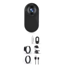 HD 1080P Trådlös Halsbandskamera Ingen Wifi Behövs Hund Katt Husdjurskamera Halsband Barnvaktskamera Videoinspelning för Katter Hundar