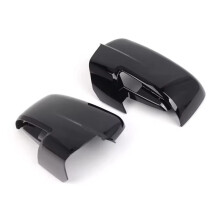 Gloss Black Left Right Auto Rear Mirror Cover Shell Cap for  Ram 1500 2013 -2018 68096199AF 68096198AH