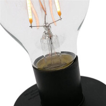 2Pc Solar LED Tungsten Filament Bulb Lamp 2800K Automatic Light Sensors Fence Night Lights for Garden Lamp(8.5cm)