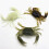 4 Stück 13 cm Künstlicher Angelköder, Krabbenköder, 3D-Simulation, Weicher Angelköder, Grün 10