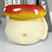 Cute Belly Mushroom Planter, Colorful Unique Succulent Pots with Drainage, Rainbow Small Body Flower Pots for Plants A
