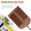 Leather Tool Roll, Leather Tool Kit Storage Bag, Multi Functional Leather Kit Bag Bicycle Repair Tool Kit Bag 6