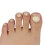 (S) Glossy Cat\'s Eye Press On Nails - 10Pcs Salon Style 2