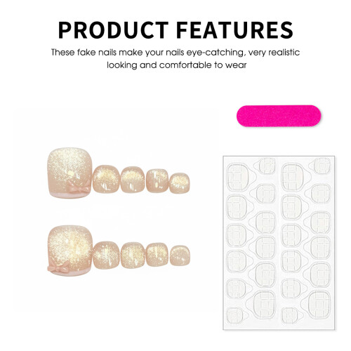 (S) Glossy Cat\'s Eye Press On Nails - 10Pcs Salon Style 2
