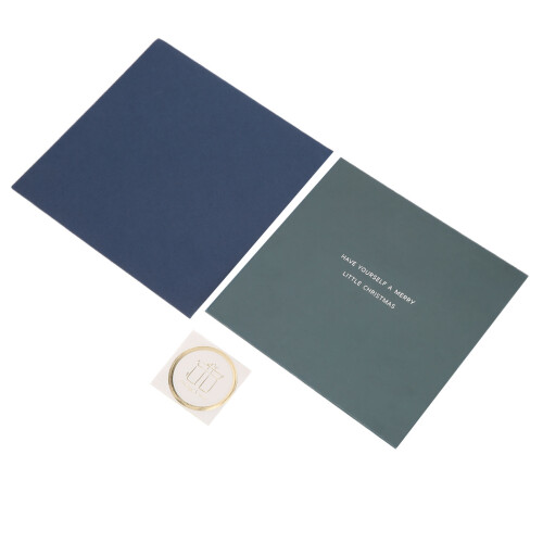 Three D Christmas Decorative Paper Greeting Card with Envelope Sticker 1