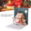 Three D Christmas Decorative Paper Greeting Card with Envelope Sticker 5