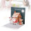 Three D Christmas Decorative Paper Greeting Card with Envelope Sticker 9
