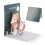 Three D Christmas Decorative Paper Greeting Card with Envelope Sticker 13