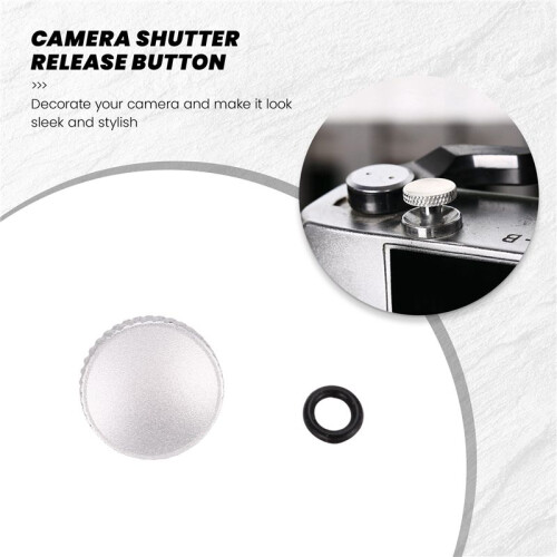 Camera Shutter Release Button Metal for  XT30 XT20 XT10 XT3 XT2 XPRO2 X100F X100T  RX1R RX10IV (Silver) 2