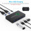 USB KVM  USB 3.0 KVM USB Switcher for Keyboard Mouse Printer Mi Box 2Pc Port Sharing 4Pcs Device USB Hub 2