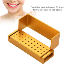 30-Loch-Umfanghalter für Dentalbohrer mit 30 Diamantbohrern, 8x6,5x4cm