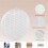 5PCS Nail Dust Collector Replacement Filter for  HPro XC320J Nail Dust Collector Filter 9