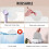 5PCS Nail Dust Collector Replacement Filter for  HPro XC320J Nail Dust Collector Filter 10