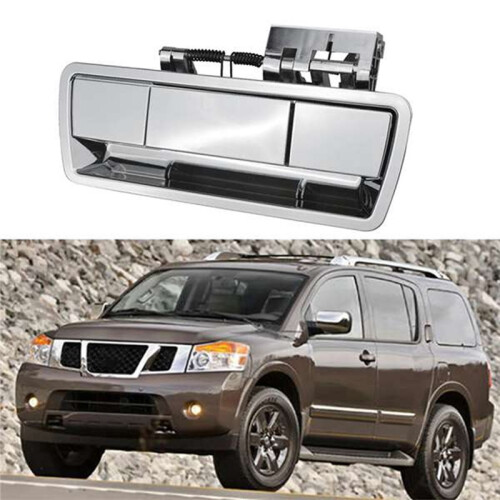 Car Rear Tailgate Release Handle Assembly Without Camera Hole 90606-ZZ90E 90606-ZQ78A for   2004-2013 Chrome 2