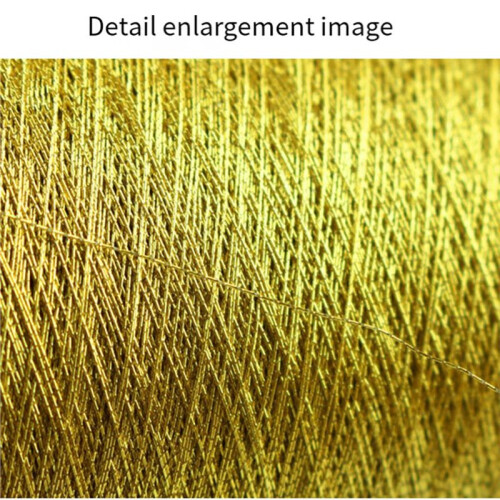 Luxurious Metallic Embroidery Thread Kit - 5Cones, 3000M Each, Total 15000M for Decorative Sewing