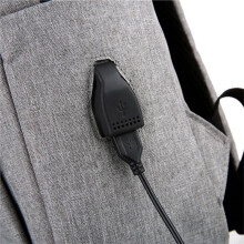 USB-Lade-Rucksack mit Großem Fassungsvermögen, Reisetasche für Studenten, Laptoptasche, Damen- und Herren-Business-Rucksack C