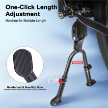 Bike Kickstand Adjustable, Double Legs Support Bicycle Kickstands for 24-29 Inches Adults Bike Mountain Road Bikes