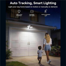 Lâmpada LED E27 com Câmera, Rastreamento Automático de 3MP, Inclinável e com Detecção de Movimento Sem Fio 2.4G Wi-Fi